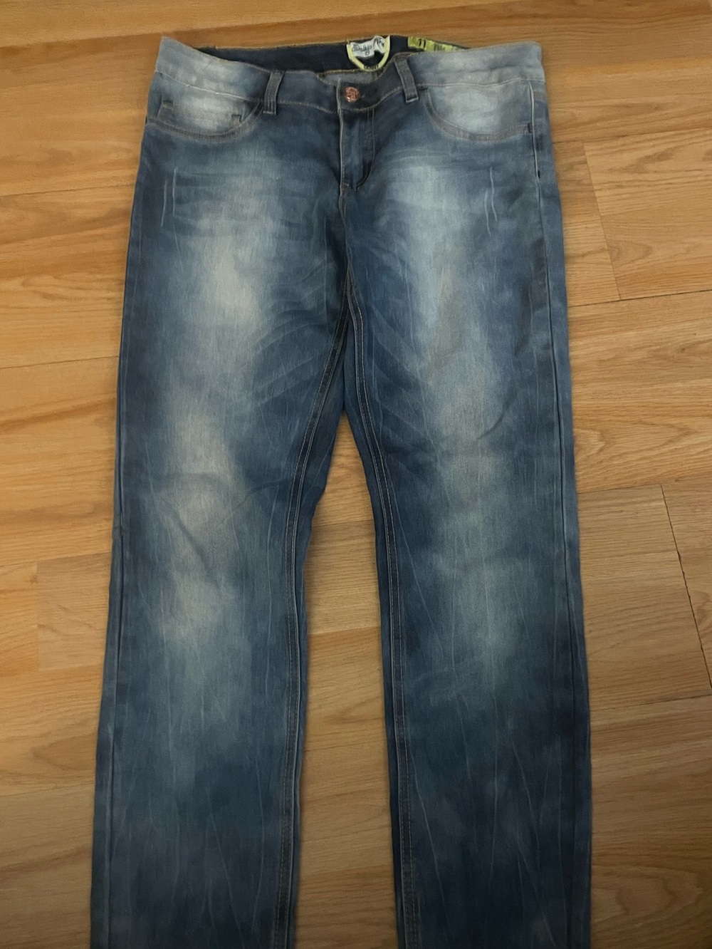 Indigo Rein Skinny Light Washed Straight Blue Jeans Juniors Size 11